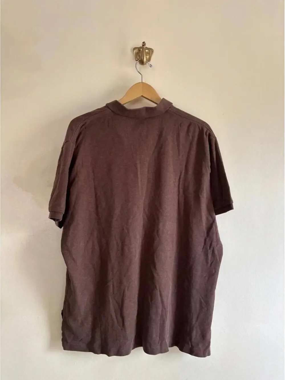 Polo‎ Ralph Lauren Brown Polo with Taupe Pony size XL
